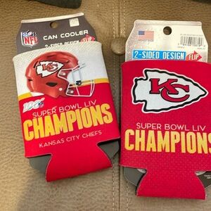Kansas City Chiefs Football Superbowl LIV Champions Coozie (2)